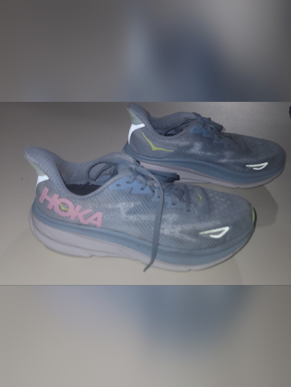 Hoka Sky Blue Clifton 9 Running Shoes Women's Size 8.5 - Picture 5 of 9